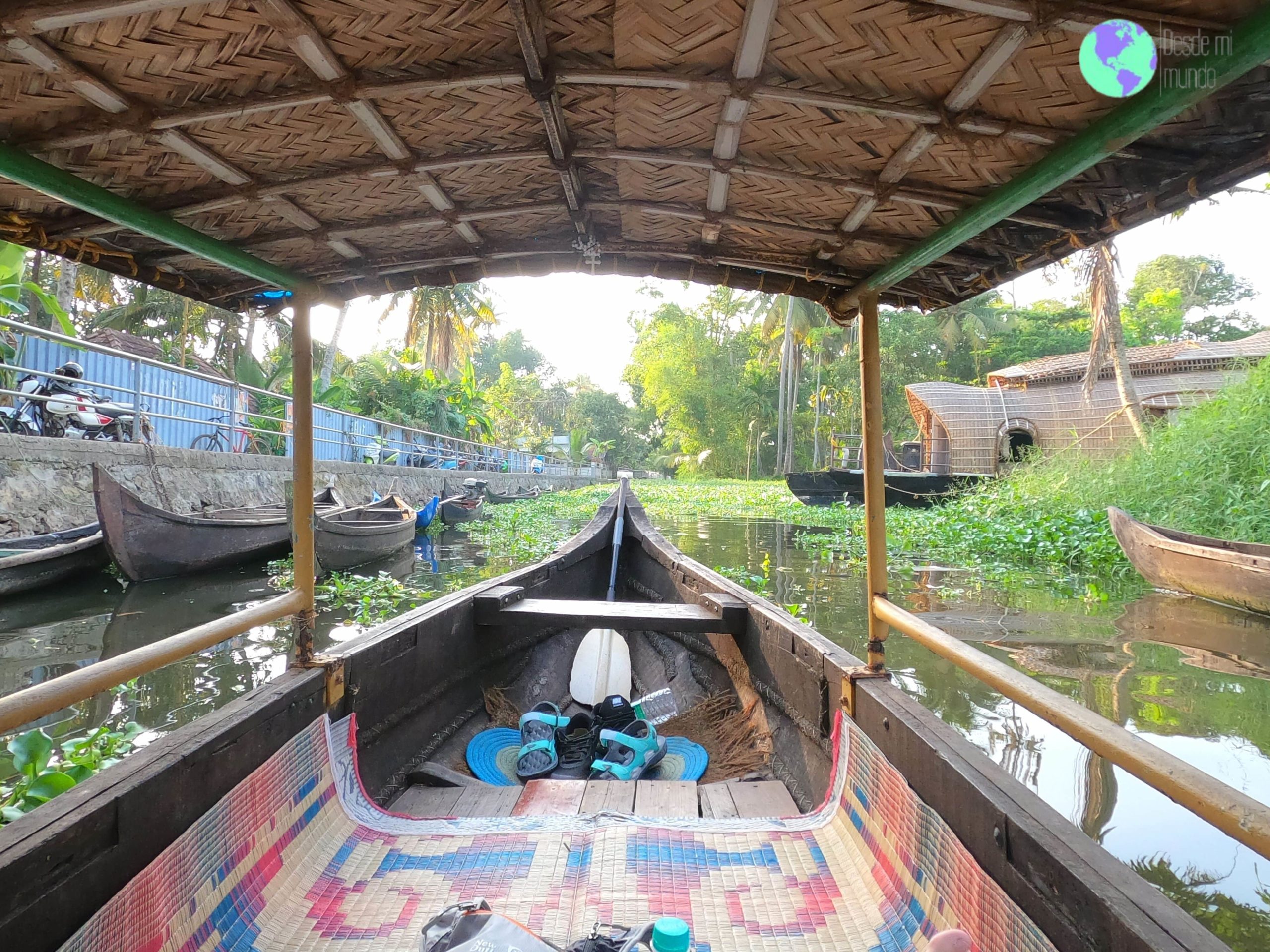 Oeste de la India - navegar por los backwaters - kerala - desde mi mundo blog de viajes