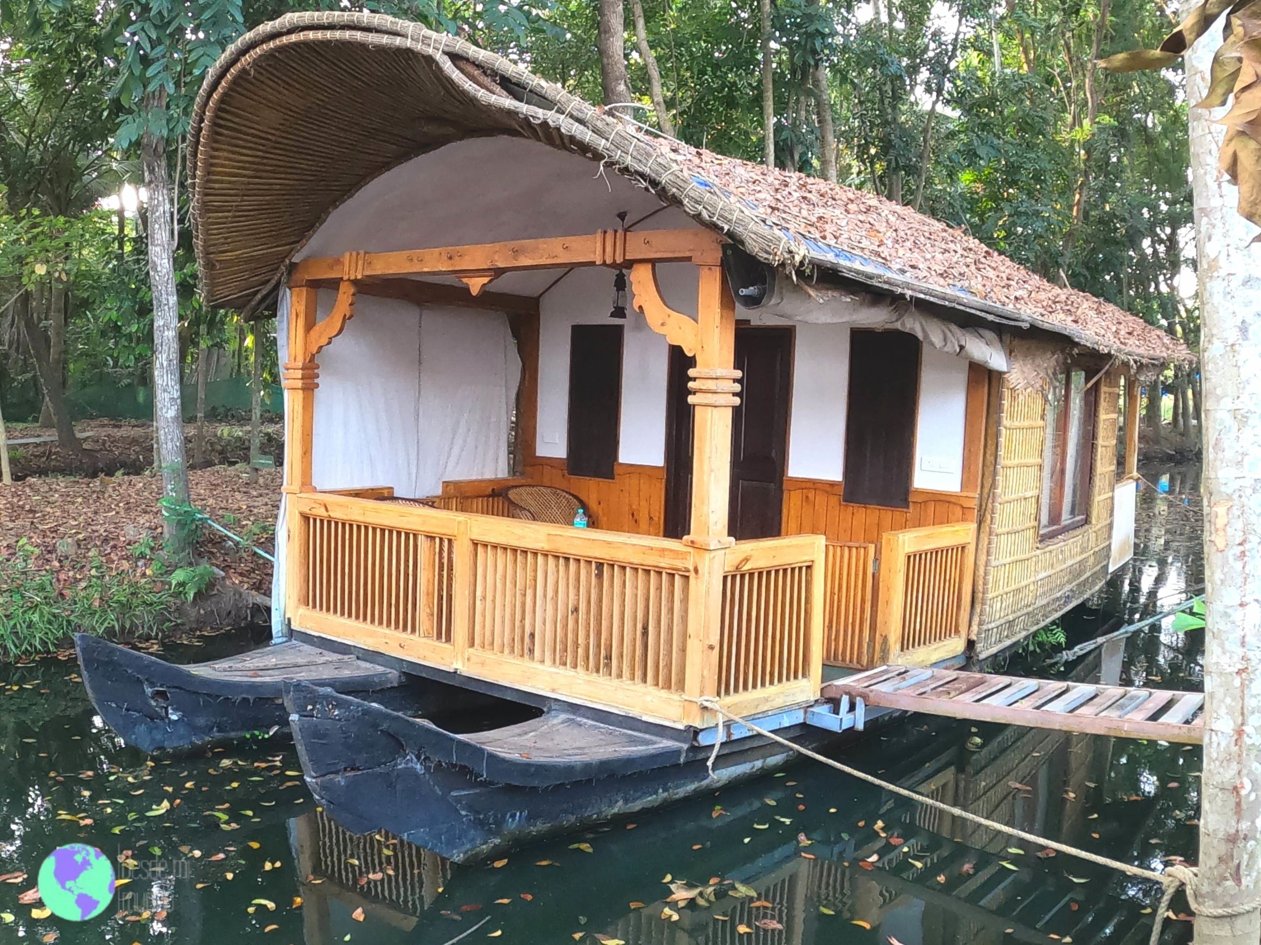 Casa flotante en backwaters - Kerala - Desde mi mundo blog de viajes